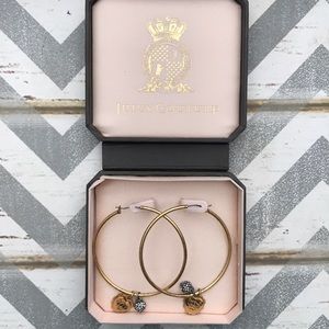 Juicy Couture Gold Hoop Earrings